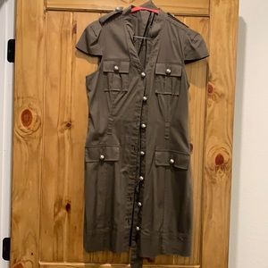 Super cute dress-button down with belt